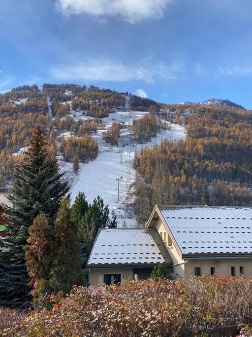 Appartement 4 Pers Grande Terrasse Vue Pistes Ski Saint-Chaffrey Ngoại thất bức ảnh