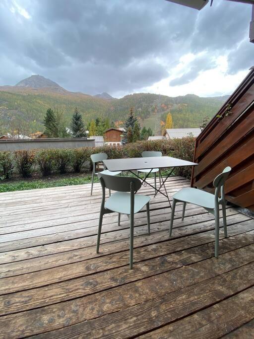 Appartement 4 Pers Grande Terrasse Vue Pistes Ski Saint-Chaffrey Ngoại thất bức ảnh