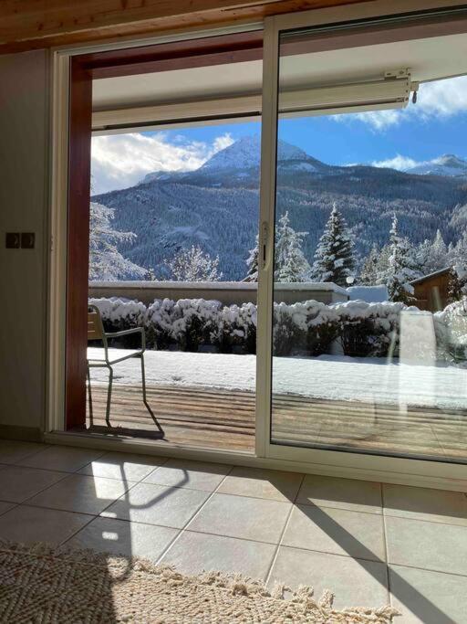 Appartement 4 Pers Grande Terrasse Vue Pistes Ski Saint-Chaffrey Ngoại thất bức ảnh